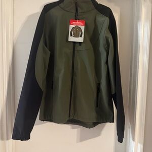 Black Diamond Olive and Black Performance Jacket